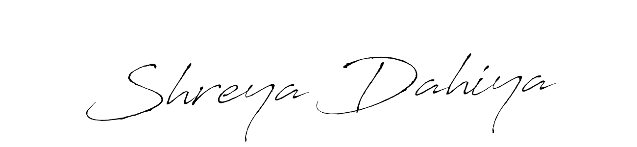 Shreya Dahiya stylish signature style. Best Handwritten Sign (Antro_Vectra) for my name. Handwritten Signature Collection Ideas for my name Shreya Dahiya. Shreya Dahiya signature style 6 images and pictures png