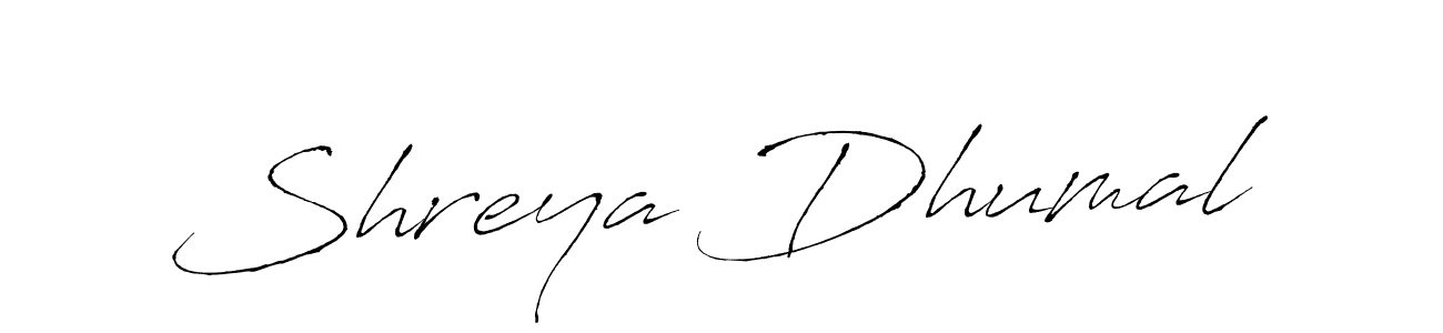 Similarly Antro_Vectra is the best handwritten signature design. Signature creator online .You can use it as an online autograph creator for name Shreya Dhumal. Shreya Dhumal signature style 6 images and pictures png