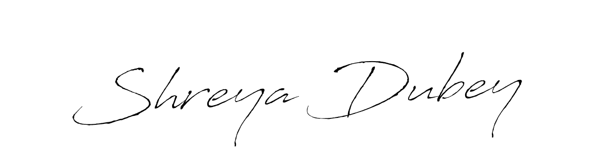 How to make Shreya Dubey name signature. Use Antro_Vectra style for creating short signs online. This is the latest handwritten sign. Shreya Dubey signature style 6 images and pictures png