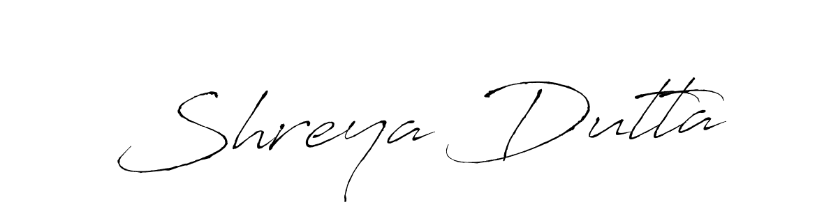 Use a signature maker to create a handwritten signature online. With this signature software, you can design (Antro_Vectra) your own signature for name Shreya Dutta. Shreya Dutta signature style 6 images and pictures png