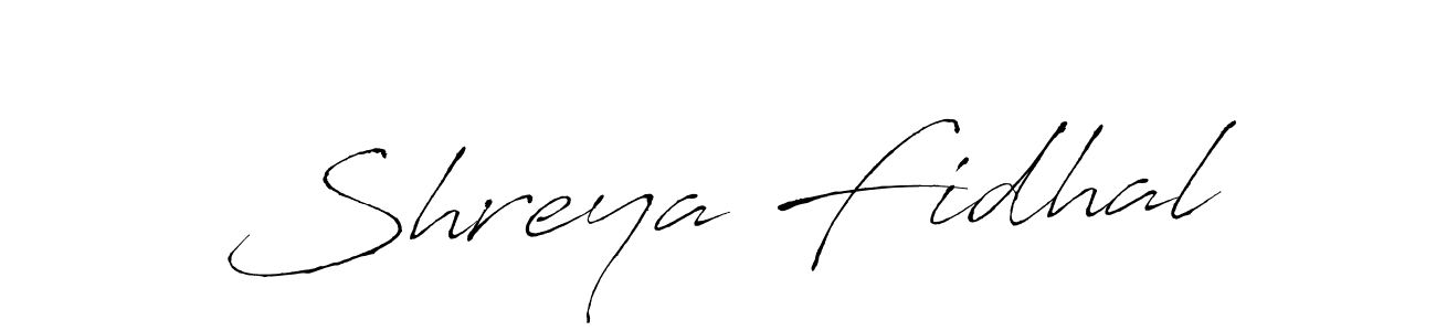 Make a beautiful signature design for name Shreya Fidhal. Use this online signature maker to create a handwritten signature for free. Shreya Fidhal signature style 6 images and pictures png