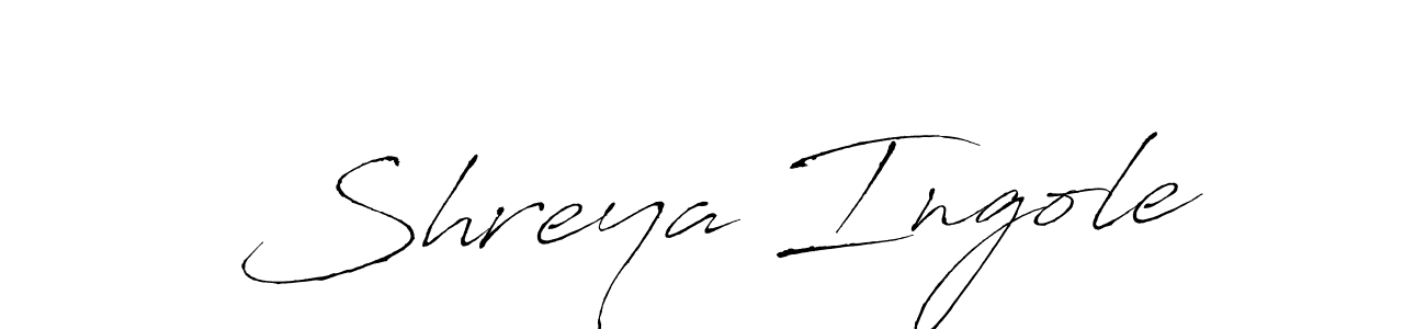 This is the best signature style for the Shreya Ingole name. Also you like these signature font (Antro_Vectra). Mix name signature. Shreya Ingole signature style 6 images and pictures png