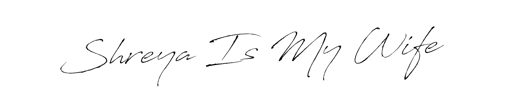 You can use this online signature creator to create a handwritten signature for the name Shreya Is My Wife. This is the best online autograph maker. Shreya Is My Wife signature style 6 images and pictures png