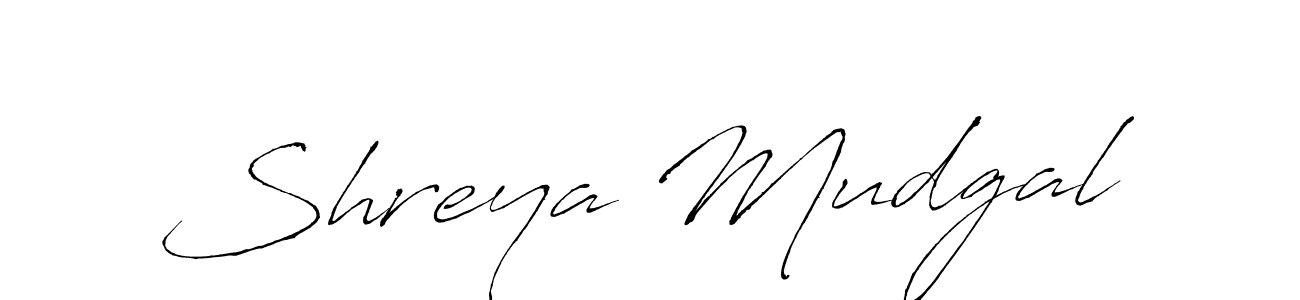 Also You can easily find your signature by using the search form. We will create Shreya Mudgal name handwritten signature images for you free of cost using Antro_Vectra sign style. Shreya Mudgal signature style 6 images and pictures png