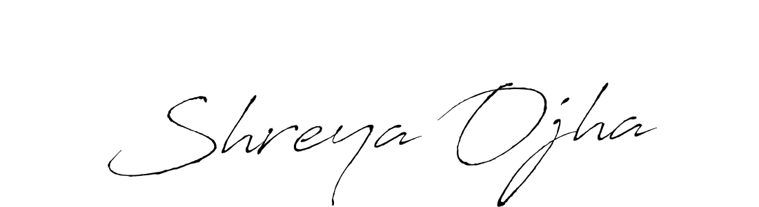 Also we have Shreya Ojha name is the best signature style. Create professional handwritten signature collection using Antro_Vectra autograph style. Shreya Ojha signature style 6 images and pictures png