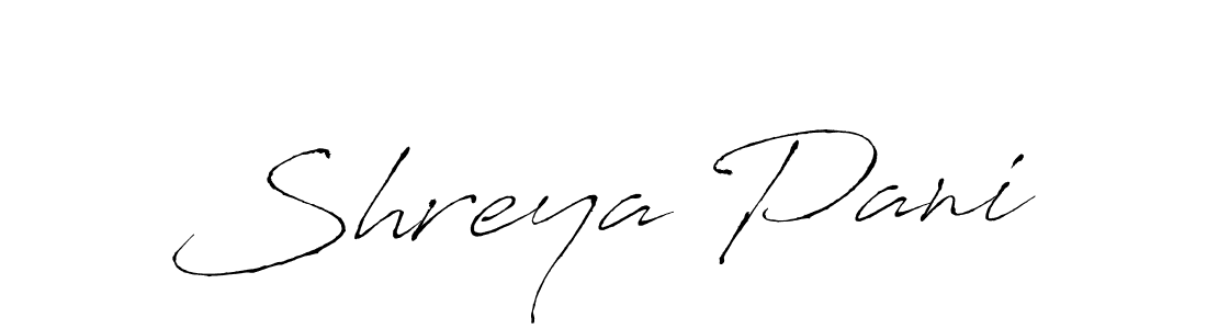 Also You can easily find your signature by using the search form. We will create Shreya Pani name handwritten signature images for you free of cost using Antro_Vectra sign style. Shreya Pani signature style 6 images and pictures png