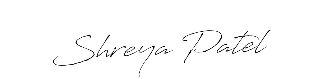 Make a short Shreya Patel signature style. Manage your documents anywhere anytime using Antro_Vectra. Create and add eSignatures, submit forms, share and send files easily. Shreya Patel signature style 6 images and pictures png