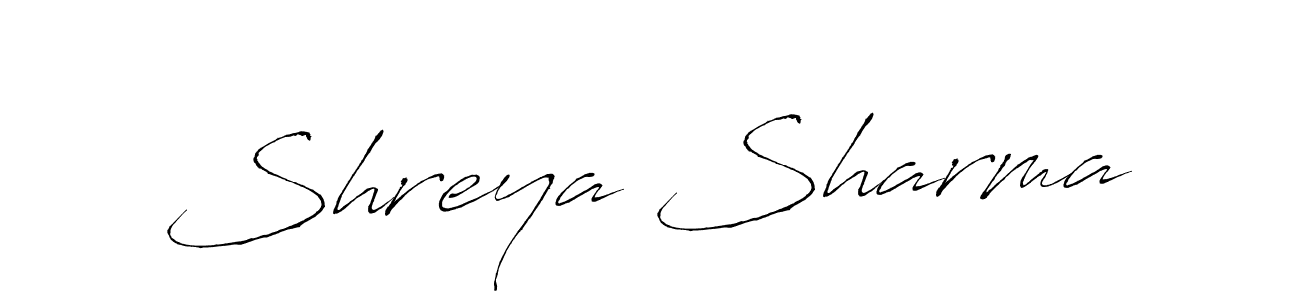 Antro_Vectra is a professional signature style that is perfect for those who want to add a touch of class to their signature. It is also a great choice for those who want to make their signature more unique. Get Shreya Sharma name to fancy signature for free. Shreya Sharma signature style 6 images and pictures png