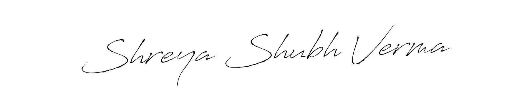 Also You can easily find your signature by using the search form. We will create Shreya Shubh Verma name handwritten signature images for you free of cost using Antro_Vectra sign style. Shreya Shubh Verma signature style 6 images and pictures png