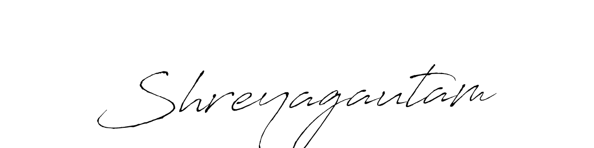 Antro_Vectra is a professional signature style that is perfect for those who want to add a touch of class to their signature. It is also a great choice for those who want to make their signature more unique. Get Shreyagautam name to fancy signature for free. Shreyagautam signature style 6 images and pictures png