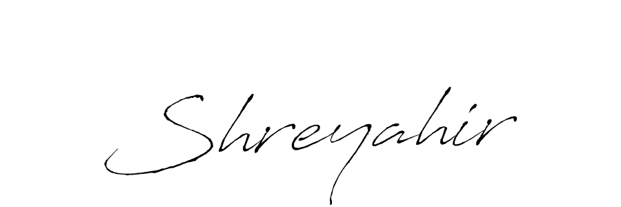 Antro_Vectra is a professional signature style that is perfect for those who want to add a touch of class to their signature. It is also a great choice for those who want to make their signature more unique. Get Shreyahir name to fancy signature for free. Shreyahir signature style 6 images and pictures png