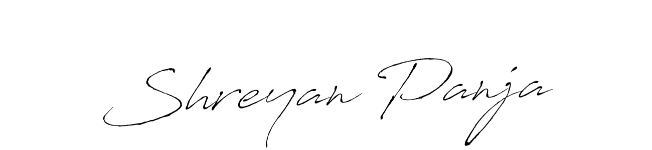 Also we have Shreyan Panja name is the best signature style. Create professional handwritten signature collection using Antro_Vectra autograph style. Shreyan Panja signature style 6 images and pictures png