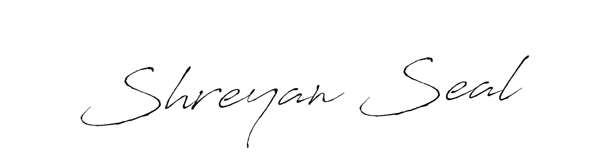 How to make Shreyan Seal signature? Antro_Vectra is a professional autograph style. Create handwritten signature for Shreyan Seal name. Shreyan Seal signature style 6 images and pictures png