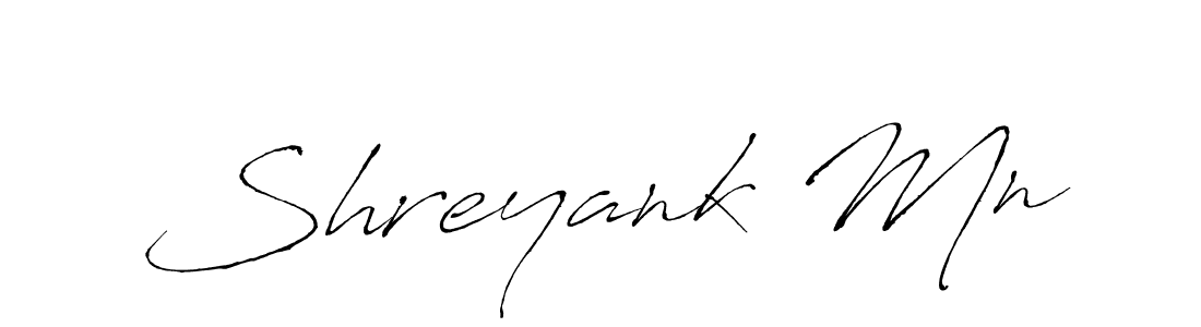 Make a short Shreyank Mn signature style. Manage your documents anywhere anytime using Antro_Vectra. Create and add eSignatures, submit forms, share and send files easily. Shreyank Mn signature style 6 images and pictures png