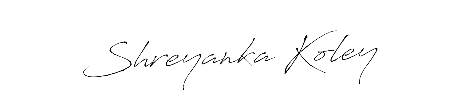 You can use this online signature creator to create a handwritten signature for the name Shreyanka Koley. This is the best online autograph maker. Shreyanka Koley signature style 6 images and pictures png