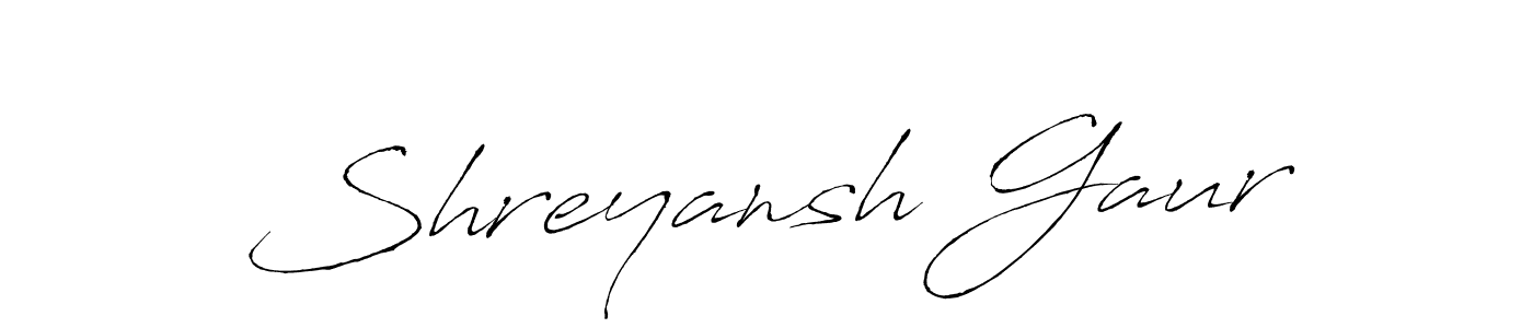 if you are searching for the best signature style for your name Shreyansh Gaur. so please give up your signature search. here we have designed multiple signature styles  using Antro_Vectra. Shreyansh Gaur signature style 6 images and pictures png