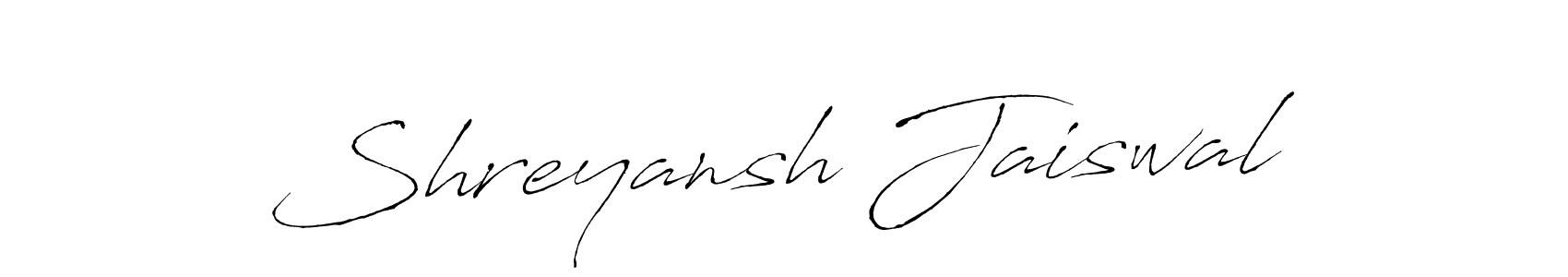 Use a signature maker to create a handwritten signature online. With this signature software, you can design (Antro_Vectra) your own signature for name Shreyansh Jaiswal. Shreyansh Jaiswal signature style 6 images and pictures png