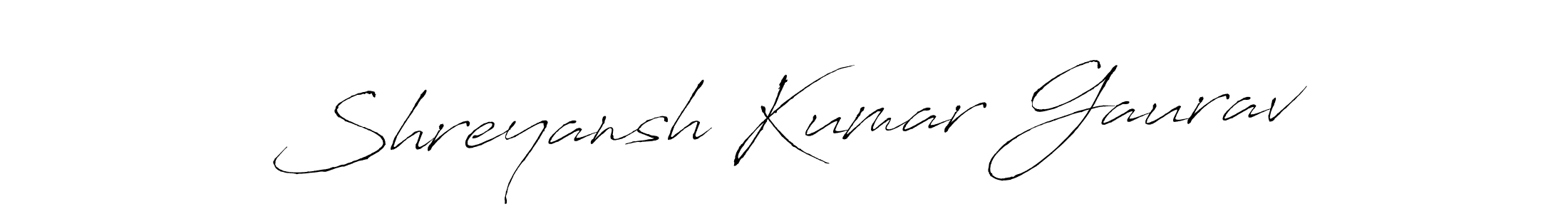 Use a signature maker to create a handwritten signature online. With this signature software, you can design (Antro_Vectra) your own signature for name Shreyansh Kumar Gaurav. Shreyansh Kumar Gaurav signature style 6 images and pictures png