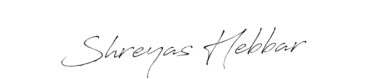 Also we have Shreyas Hebbar name is the best signature style. Create professional handwritten signature collection using Antro_Vectra autograph style. Shreyas Hebbar signature style 6 images and pictures png