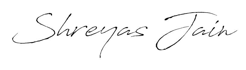Create a beautiful signature design for name Shreyas Jain. With this signature (Antro_Vectra) fonts, you can make a handwritten signature for free. Shreyas Jain signature style 6 images and pictures png