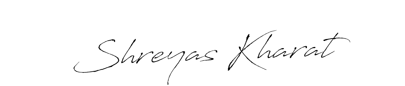 Shreyas Kharat stylish signature style. Best Handwritten Sign (Antro_Vectra) for my name. Handwritten Signature Collection Ideas for my name Shreyas Kharat. Shreyas Kharat signature style 6 images and pictures png