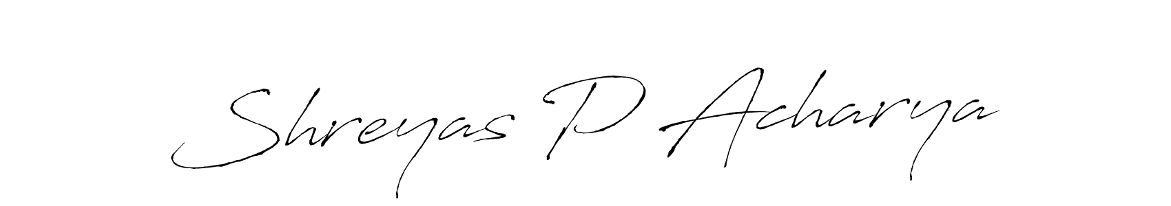 This is the best signature style for the Shreyas P Acharya name. Also you like these signature font (Antro_Vectra). Mix name signature. Shreyas P Acharya signature style 6 images and pictures png