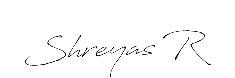 Shreyas R stylish signature style. Best Handwritten Sign (Antro_Vectra) for my name. Handwritten Signature Collection Ideas for my name Shreyas R. Shreyas R signature style 6 images and pictures png