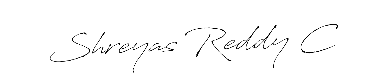 It looks lik you need a new signature style for name Shreyas Reddy C. Design unique handwritten (Antro_Vectra) signature with our free signature maker in just a few clicks. Shreyas Reddy C signature style 6 images and pictures png