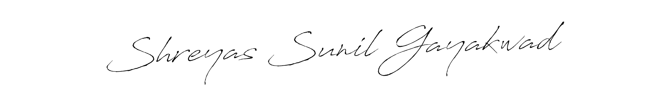 It looks lik you need a new signature style for name Shreyas Sunil Gayakwad. Design unique handwritten (Antro_Vectra) signature with our free signature maker in just a few clicks. Shreyas Sunil Gayakwad signature style 6 images and pictures png
