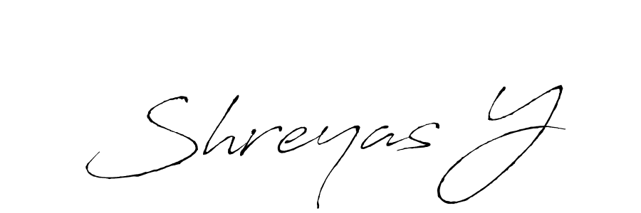 You should practise on your own different ways (Antro_Vectra) to write your name (Shreyas Y) in signature. don't let someone else do it for you. Shreyas Y signature style 6 images and pictures png
