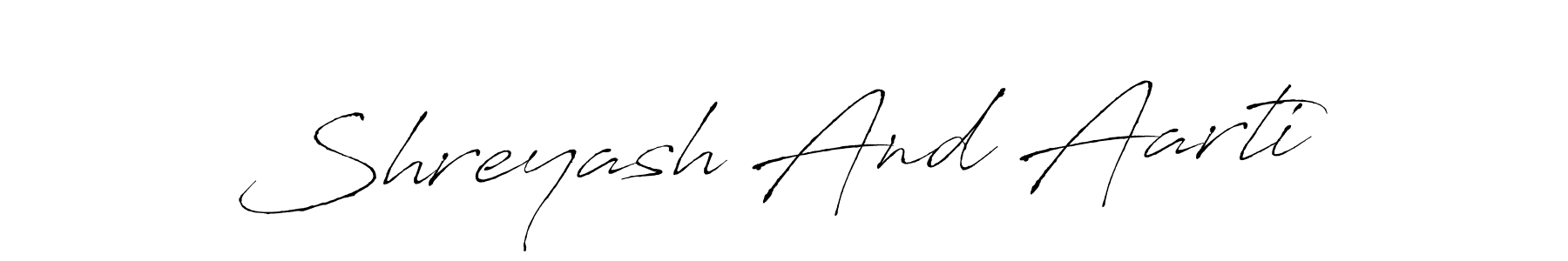 Similarly Antro_Vectra is the best handwritten signature design. Signature creator online .You can use it as an online autograph creator for name Shreyash And Aarti. Shreyash And Aarti signature style 6 images and pictures png