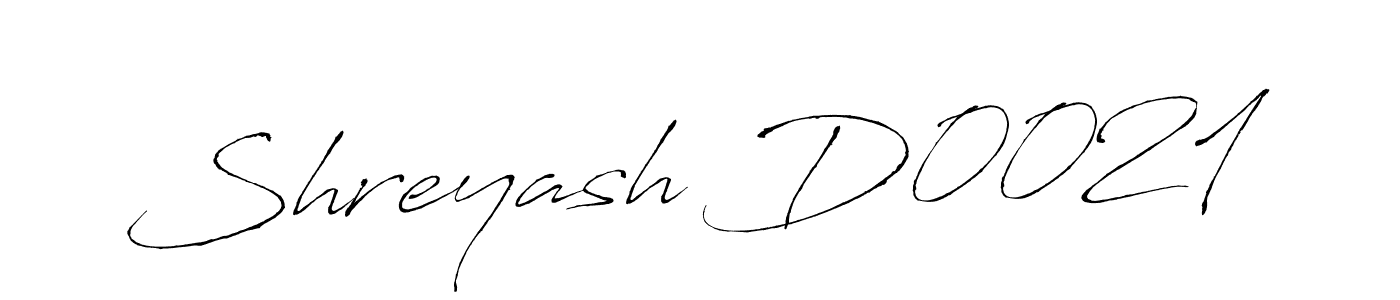 Create a beautiful signature design for name Shreyash D0021. With this signature (Antro_Vectra) fonts, you can make a handwritten signature for free. Shreyash D0021 signature style 6 images and pictures png