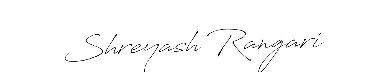 It looks lik you need a new signature style for name Shreyash Rangari. Design unique handwritten (Antro_Vectra) signature with our free signature maker in just a few clicks. Shreyash Rangari signature style 6 images and pictures png