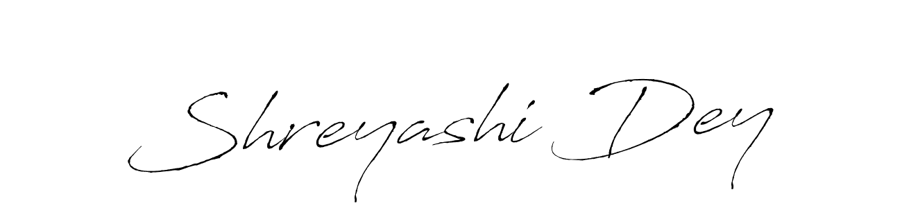 Design your own signature with our free online signature maker. With this signature software, you can create a handwritten (Antro_Vectra) signature for name Shreyashi Dey. Shreyashi Dey signature style 6 images and pictures png