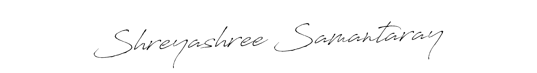 Make a beautiful signature design for name Shreyashree Samantaray. With this signature (Antro_Vectra) style, you can create a handwritten signature for free. Shreyashree Samantaray signature style 6 images and pictures png