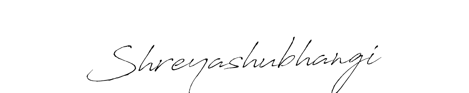 Shreyashubhangi stylish signature style. Best Handwritten Sign (Antro_Vectra) for my name. Handwritten Signature Collection Ideas for my name Shreyashubhangi. Shreyashubhangi signature style 6 images and pictures png