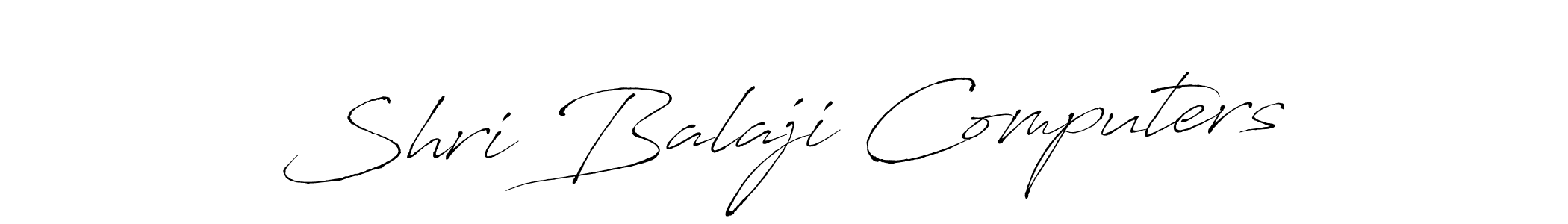 Also we have Shri Balaji Computers name is the best signature style. Create professional handwritten signature collection using Antro_Vectra autograph style. Shri Balaji Computers signature style 6 images and pictures png