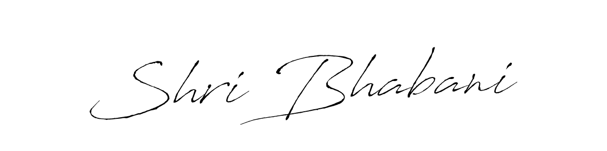 Design your own signature with our free online signature maker. With this signature software, you can create a handwritten (Antro_Vectra) signature for name Shri Bhabani. Shri Bhabani signature style 6 images and pictures png