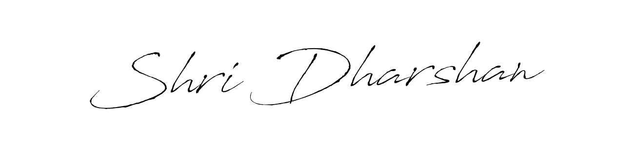 Create a beautiful signature design for name Shri Dharshan. With this signature (Antro_Vectra) fonts, you can make a handwritten signature for free. Shri Dharshan signature style 6 images and pictures png