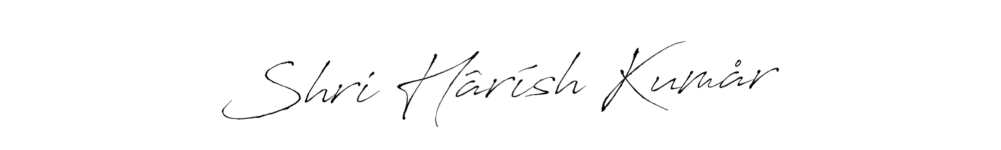 Shri Hârísh Kumår stylish signature style. Best Handwritten Sign (Antro_Vectra) for my name. Handwritten Signature Collection Ideas for my name Shri Hârísh Kumår. Shri Hârísh Kumår signature style 6 images and pictures png