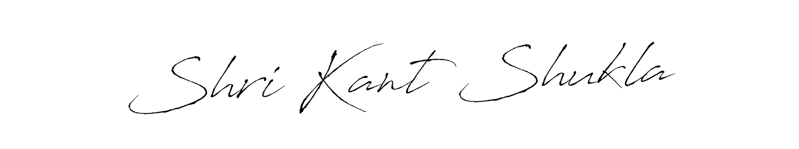 Make a beautiful signature design for name Shri Kant Shukla. With this signature (Antro_Vectra) style, you can create a handwritten signature for free. Shri Kant Shukla signature style 6 images and pictures png