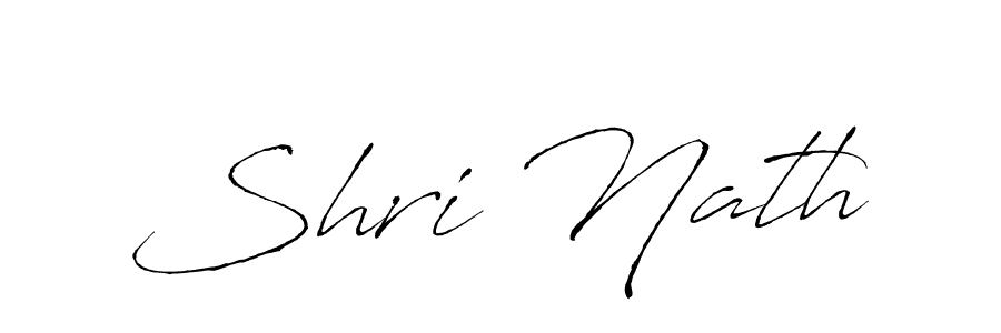 Shri Nath stylish signature style. Best Handwritten Sign (Antro_Vectra) for my name. Handwritten Signature Collection Ideas for my name Shri Nath. Shri Nath signature style 6 images and pictures png