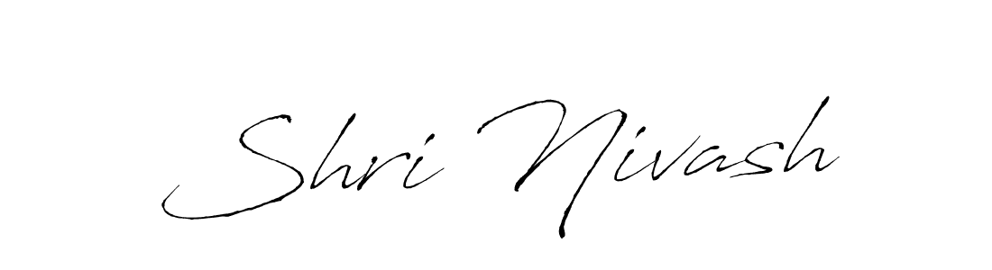 Design your own signature with our free online signature maker. With this signature software, you can create a handwritten (Antro_Vectra) signature for name Shri Nivash. Shri Nivash signature style 6 images and pictures png