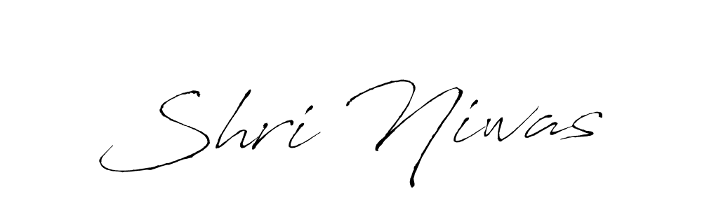 Design your own signature with our free online signature maker. With this signature software, you can create a handwritten (Antro_Vectra) signature for name Shri Niwas. Shri Niwas signature style 6 images and pictures png