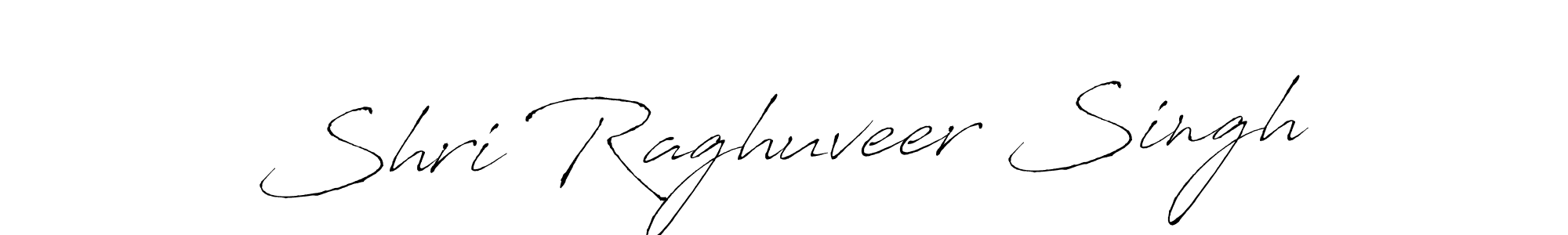 Create a beautiful signature design for name Shri Raghuveer Singh. With this signature (Antro_Vectra) fonts, you can make a handwritten signature for free. Shri Raghuveer Singh signature style 6 images and pictures png