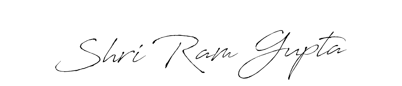 Create a beautiful signature design for name Shri Ram Gupta. With this signature (Antro_Vectra) fonts, you can make a handwritten signature for free. Shri Ram Gupta signature style 6 images and pictures png