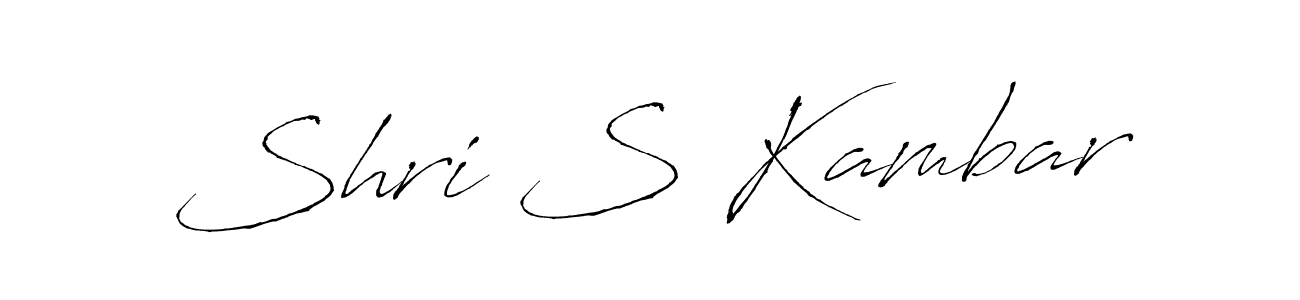 Make a beautiful signature design for name Shri S Kambar. Use this online signature maker to create a handwritten signature for free. Shri S Kambar signature style 6 images and pictures png