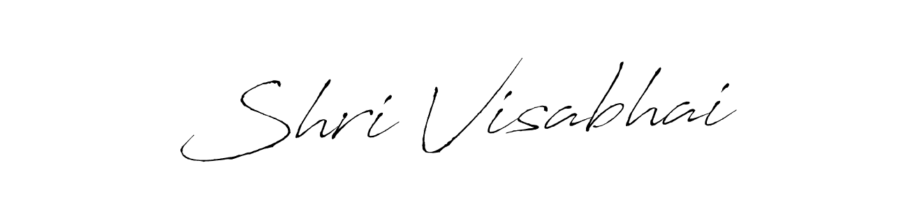 It looks lik you need a new signature style for name Shri Visabhai. Design unique handwritten (Antro_Vectra) signature with our free signature maker in just a few clicks. Shri Visabhai signature style 6 images and pictures png