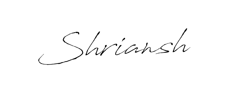 How to make Shriansh signature? Antro_Vectra is a professional autograph style. Create handwritten signature for Shriansh name. Shriansh signature style 6 images and pictures png