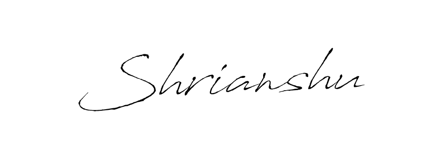 Also we have Shrianshu name is the best signature style. Create professional handwritten signature collection using Antro_Vectra autograph style. Shrianshu signature style 6 images and pictures png